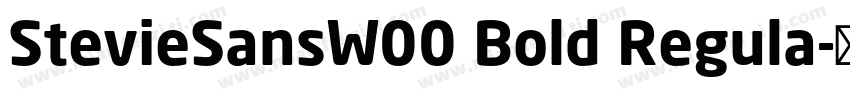 StevieSansW00 Bold Regula字体转换